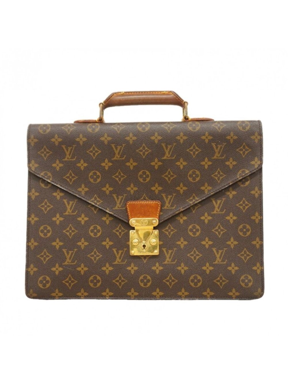 Louis Vuitton Briefcase Monogram Serviette Conseil Brown